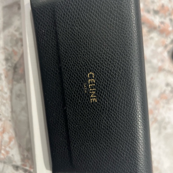 Celine cat eye sunglasses gold frames.